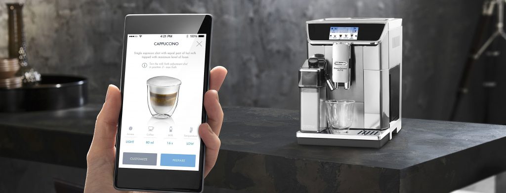 delonghi automatic coffee machine with app